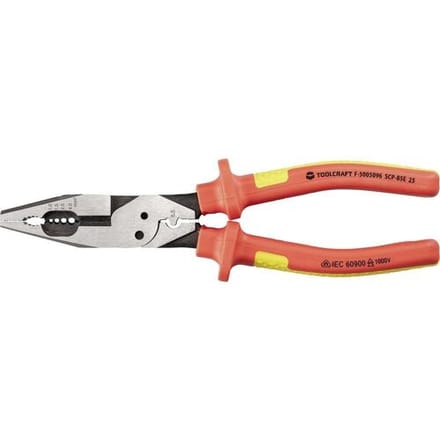 TOOLCRAFT TO-10187133 Elektro-installatietang VDE 1.5 tot 5.26 mm²