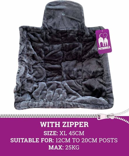 Petrebels Hangmat Sleeper ZIP square XL 45cm - Pepper