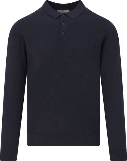 The BLUEPRINT Premium Polo Heren Donkerblauw