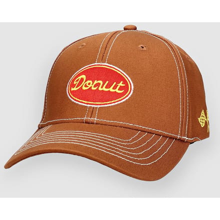 Donut Oval Script Cap bruin