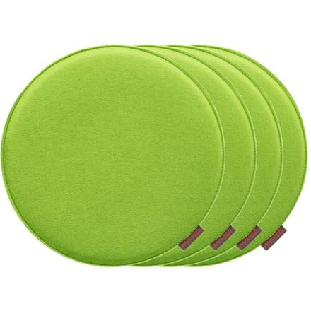 MAGMA 4 stoelkussens (Rond, Groen)