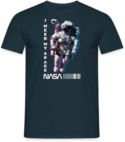 NASA Astronaut Met Grappig Citaat I Need My Space T-Shirt Heren