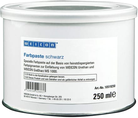WEICON Kleurpasta Zwart – 250 g – Voor Polyurethanen en Siliconen