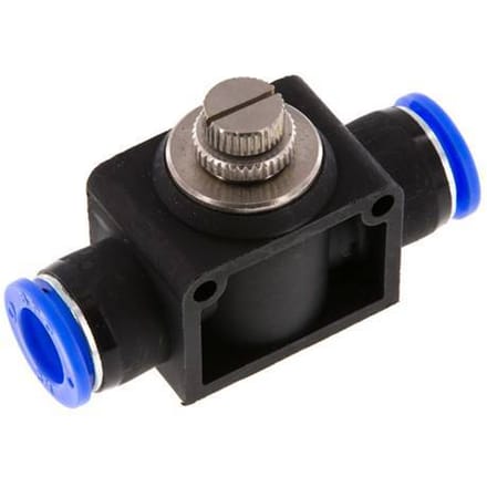 Recht Regelventiel 1/2 inch (12.7 mm) Messing/PBT