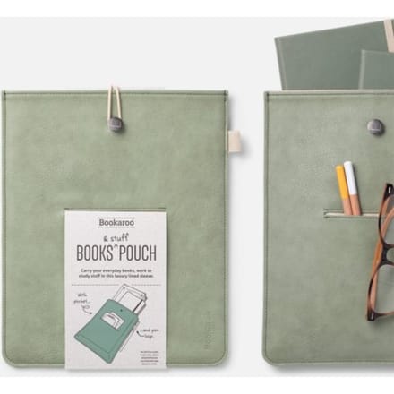 Bookaroo Books & Stuff Pouch - Fern