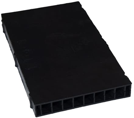 Stootvoegrooster Standaard Model Zwart 10X60x95