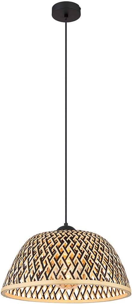 Globo - hanglamp - Colly - zwart - metaal - Ø 40cm - LED_E27 - 15767H1