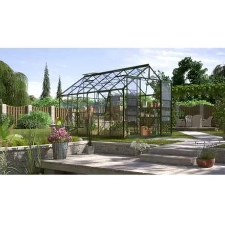 Vitavia Tuinkas Jupiter 9900 - Veiligheidsglas 3mm - Smaragd - 257x383x248cm