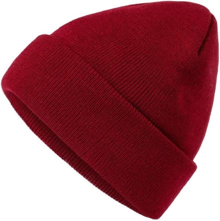 Myrtle Beach - Unisex Gebreide Muts (Bordeaux Rood)