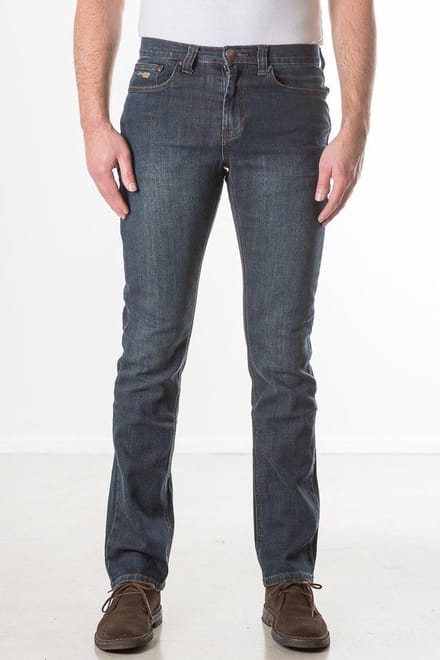 New Star - Jacksonville - Heren Regular-fit Jeans - Dark Used