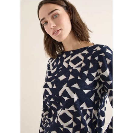 Shirt met boothals