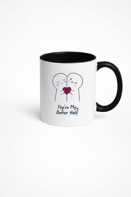 Mok You're My Better Half | Romantisch Cadeau voor Geliefde | Partner Mok