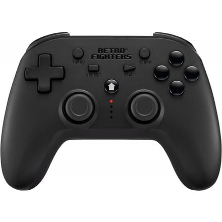Manette sans fil Retro Fighters   Noir   Compatible Ps1 Ps2 Ps3 PreSsure Ss