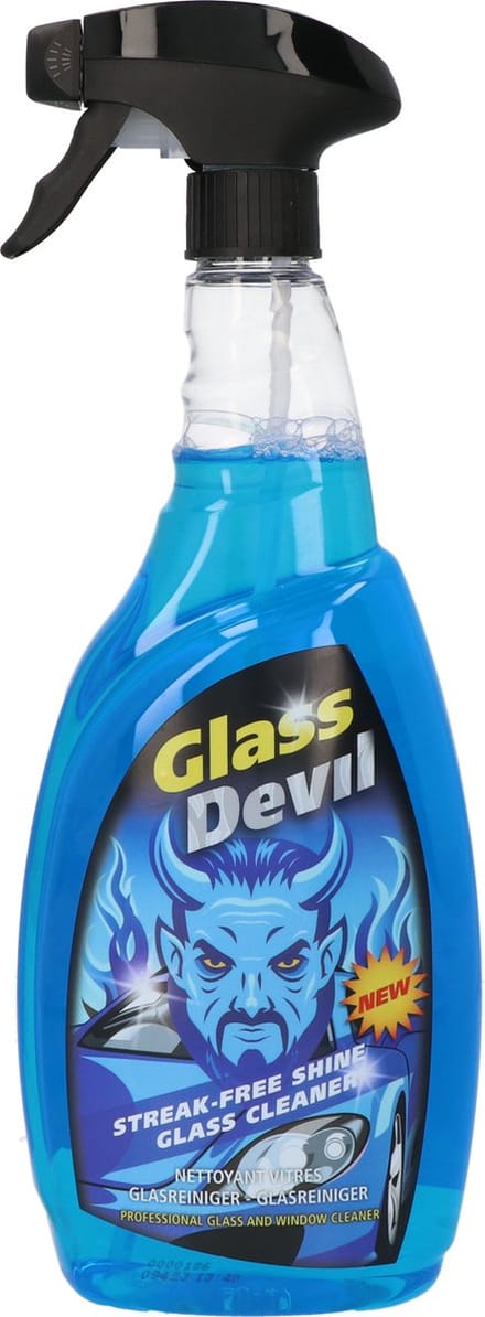 Devil Glasreiniger - Streeploos - 1 Liter - Voor Auto en Huishouden