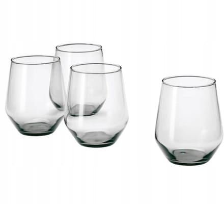 Grijze Glazen 45 cl - Set van 4