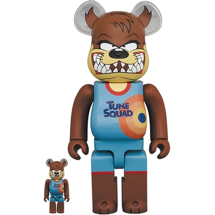 Medicom Space Jam: A New Legacy Tasmanian Devil 100% & 400% Be@rbrick 2-pack