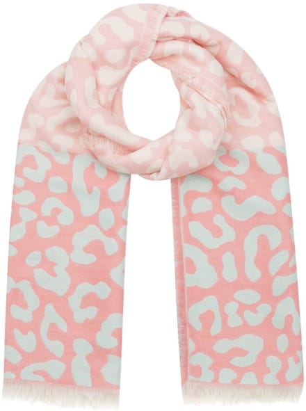Wintersjaal leopard lover - Roze
