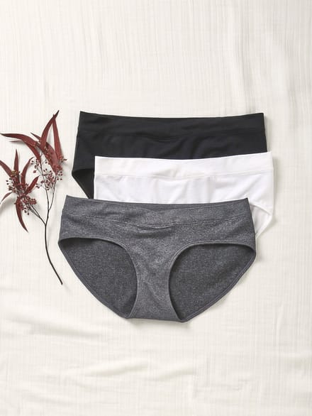 Vertbaudet Set - 3 shorties - zwangerschap - naadloze - microvezel