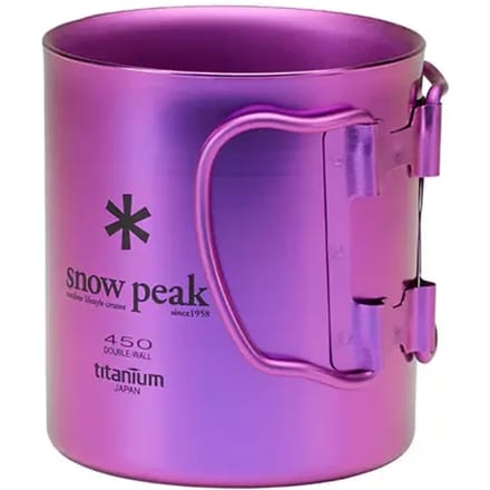 Dubbelwandige titanium mok Snow Peak 450