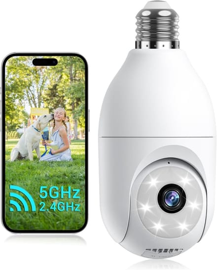 Draadloze Buitenbeveiligingscamera met WiFi, AI Herkenning en Bewegingstracking