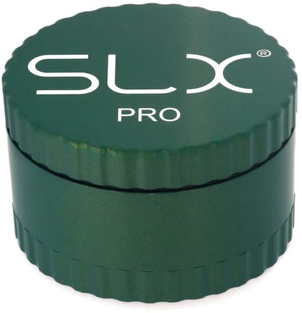 SLX Pro Grinder Aluminium Non Sticky 62 mm, Leaf Green