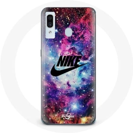 Coque pour samsung galaxy A30 Nike Logo Espace Coloré