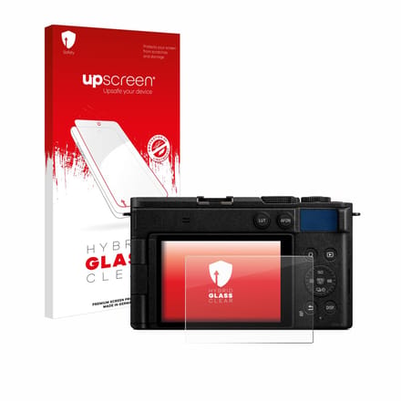 upscreen - Screenprotector voor Panasonic Lumix DC-S9 - Folie Beschermfolie Beschermglas transparant