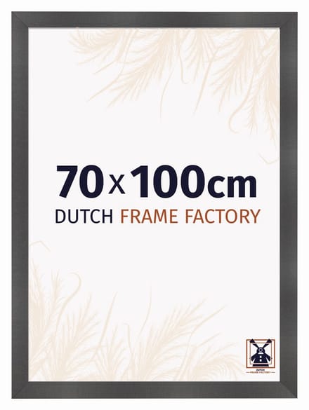 Fotolijst 70x100 cm - MDF - Zwart Mat - Praag