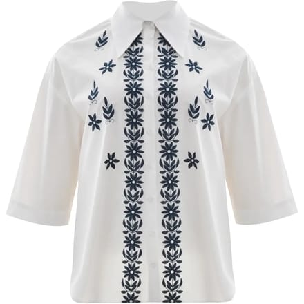 Geborduurd dameshemd Mat Fashion