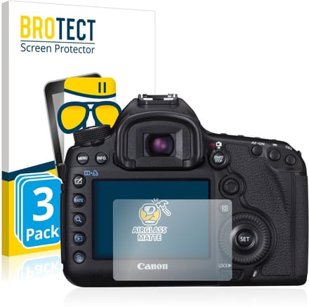 BROTECT - Screenprotector voor Canon EOS 5D Mark III - Folie Beschermfolie Beschermglas matte 3 Stuks