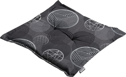 Madison - Zitkussen - Universeel - 50x50 cm - Circle Grey - Hocker -  Grijs