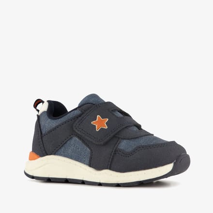 Blue Box kinder sneakers blauw oranje - Maat 22