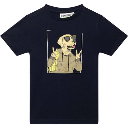 Someone ISAAC-SB-02-G Jongens T-shirt - NAVY