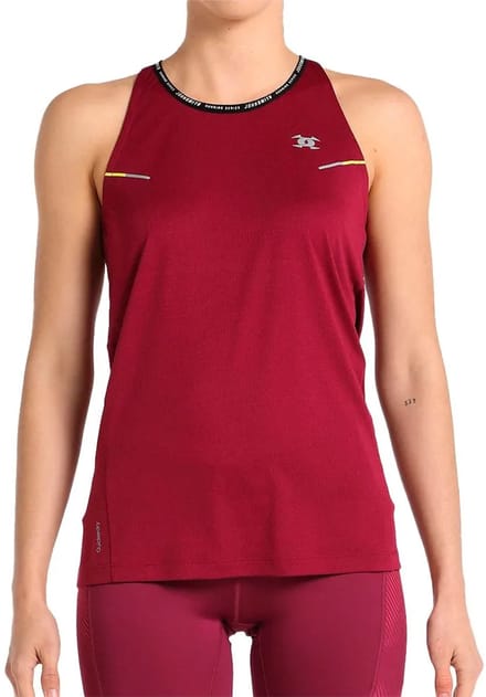 John Smith Aduna Mouwloos T-shirt Rood L Vrouw