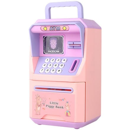 Educatief Speelgoed Multifunctionele Kinderen Wachtwoord Spaarpot Cartoon Spaarpot Kerstcadeau beige