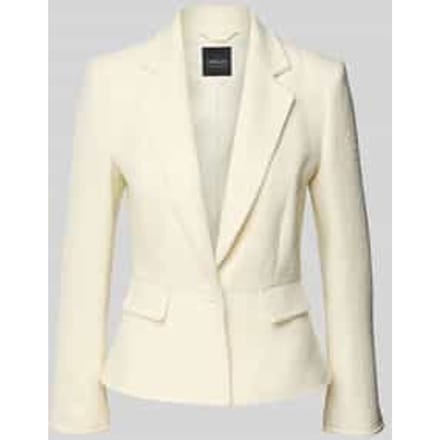 Slim fit blazer met reverskraag en klepzakken