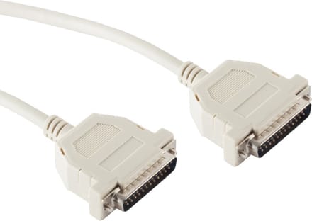 Seriële RS232 kabel 25-pins SUB-D (m) - 25-pins SUB-D (m) - 7 meter