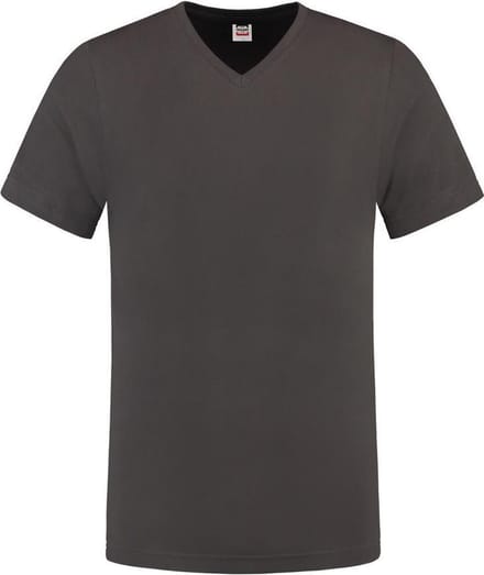 Tricorp 101005 T-Shirt V Hals Fitted - Donkergrijs - L