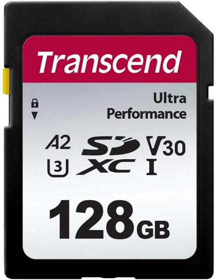 Transcend TS64GSDC340S SDXC-kaart 128 GB A1 Application Performance Class, A2 Application Performance Class, v30 Video Speed Class, UHS-Class 3