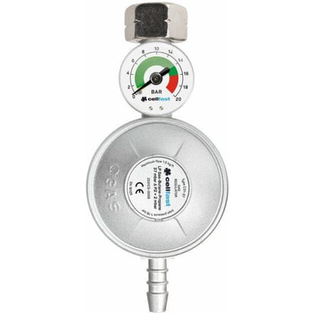 Cellfast gasregelaar met manometer LPG / propaan / butaan