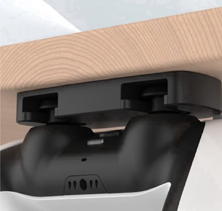 New Age Devi - Controller houder geschikt voor Playstation 5 en 4 - Bevestiging onder tafel - Geschikt voor beide consoles