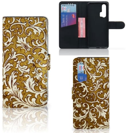 Wallet Case Honor 20 Pro Barok Goud