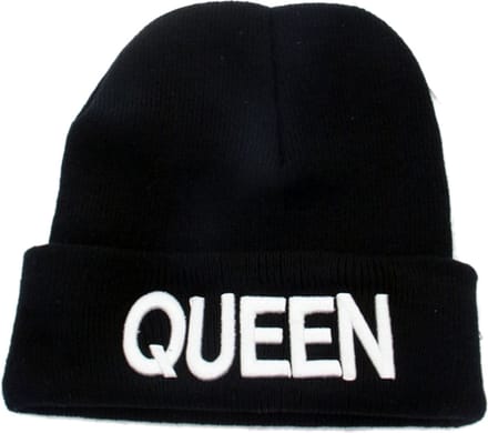 Winkrs | Beanie "Queen" Zilver | Muts | Hoofddeksel | One Size Unisex