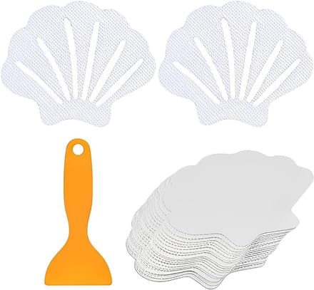 20x Antislip Stickers Badkuip en Douche - Schelp Design voor Veilige Vloer