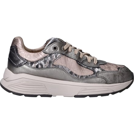 Xsensible Milau Sneakers - Leer - Dames - Zilverkleurig - Maat 41