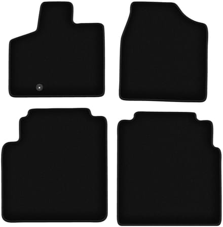 BASIC zwarte veloursmatten voor: Dodge Caravan IV minivan (2008-2016)