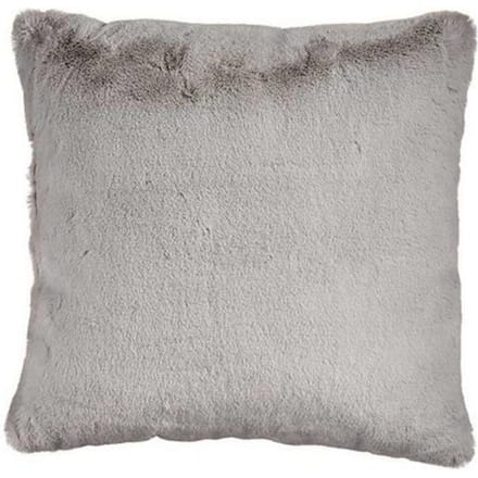 Kussen - Synthetisch - Grijs - 40 x 40 cm - Zachte textuur - Hedendaags design grijs
