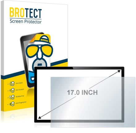 BROTECT - Screenprotector voor Touch-Panel PC's met 17 inch Schermen [341 mm x 273 mm, 4:3] Folie Beschermfolie matte