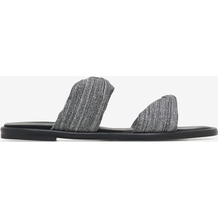IRO Paris Twist Glitter Mules Silver/black Taglia: 38 | Infradito Outlet | Donna | Grigio