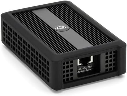 Snelle 10 Gigabit Ethernet-adapter met Thunderbolt 4 en USB4 voor Macs en Laptops